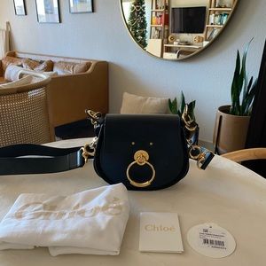 Chloe Tess Bag— Small, Black